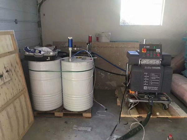 聚脲噴涂機JNJX-H5600(液壓)(圖3) 應用于全水聚氨酯噴涂發泡