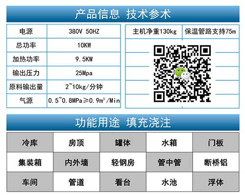 工地發泡機參數